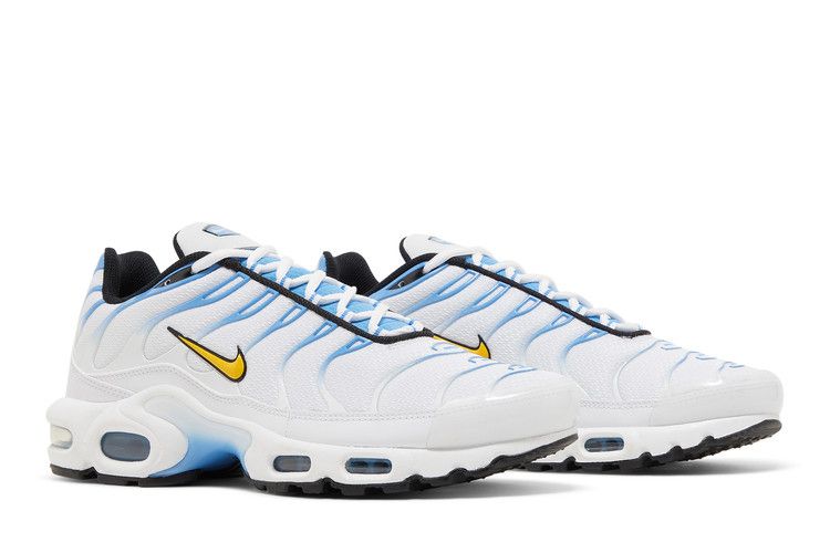 Nike Air Max Plus White University Blue Gold
