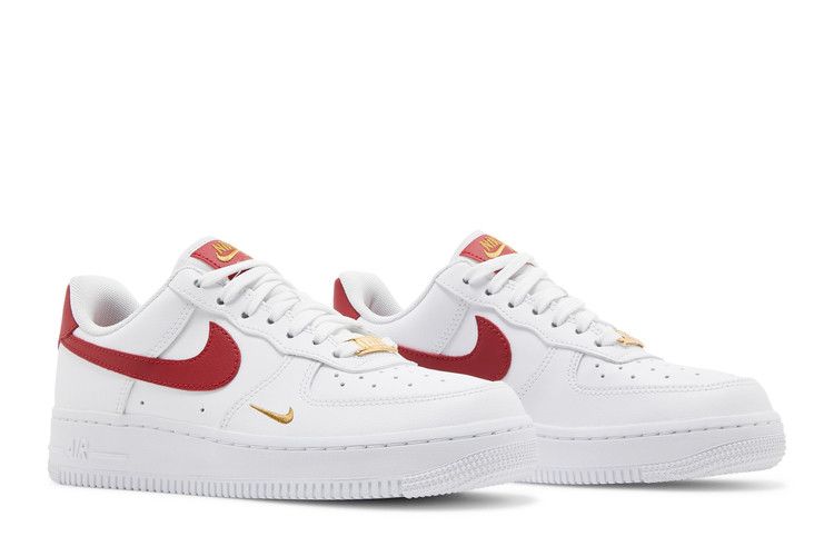Nike Air Force 1 Low Essential Gym Red Mini Swoosh (Women's)