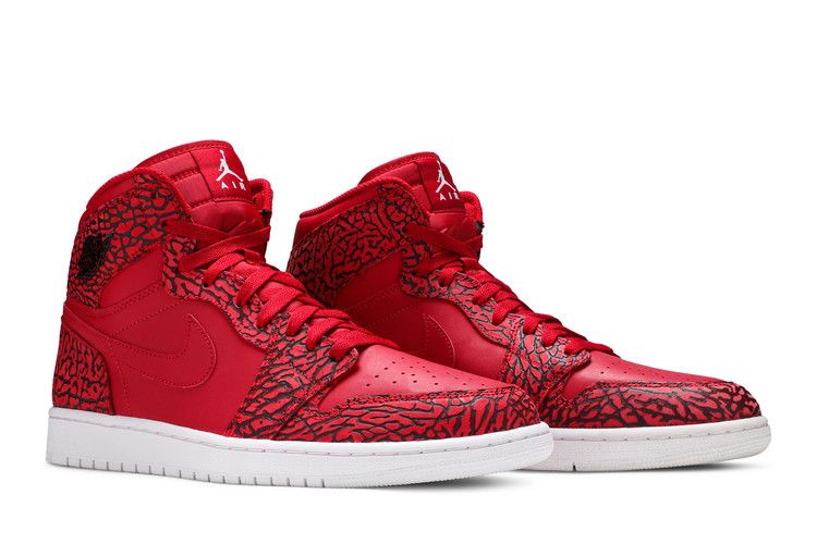 Jordan 1 Retro Red Elephant Print