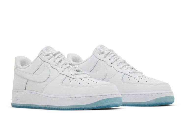Nike Air Force 1 Low '07 White Ice Blue Sole