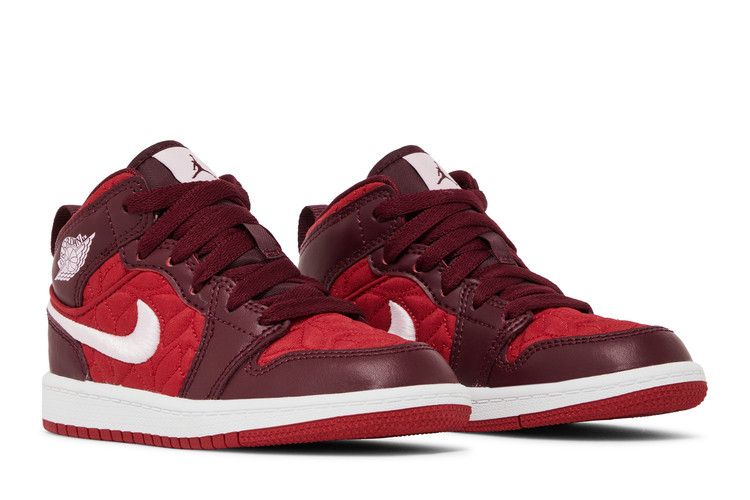 Jordan 1 Mid Red Quilt (PS)