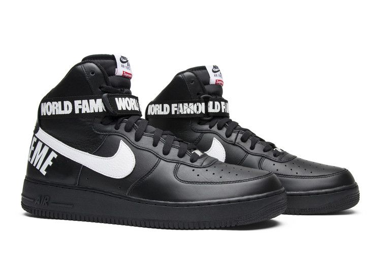 Nike Air Force 1 High Supreme World Famous Black