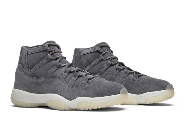 Jordan 11 Retro Pinnacle Grey Suede