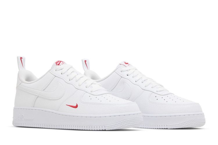 Nike Air Force 1 Low '07 SE White Red Mini Swoosh