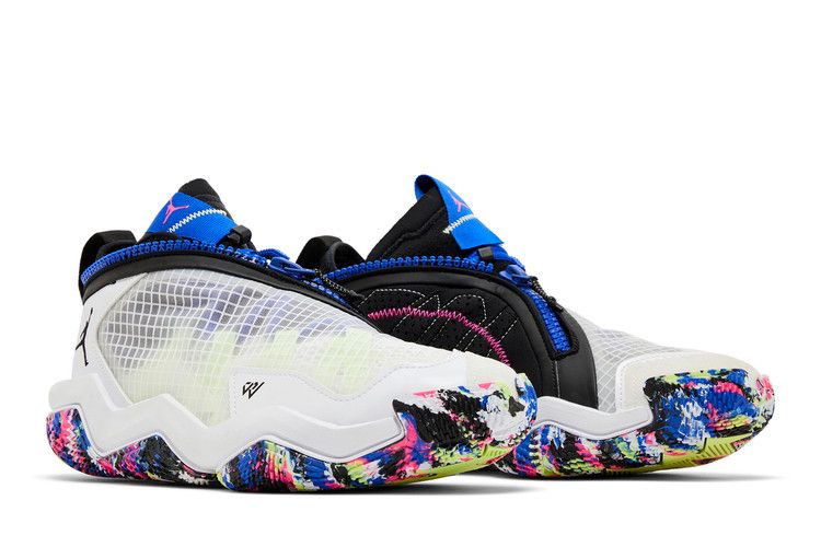 Jordan Why Not Zer0.6 White Light Liquid Lime Pink Blast Black