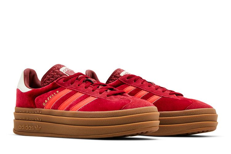 adidas Gazelle Bold Bright Red Velvet (Women's)