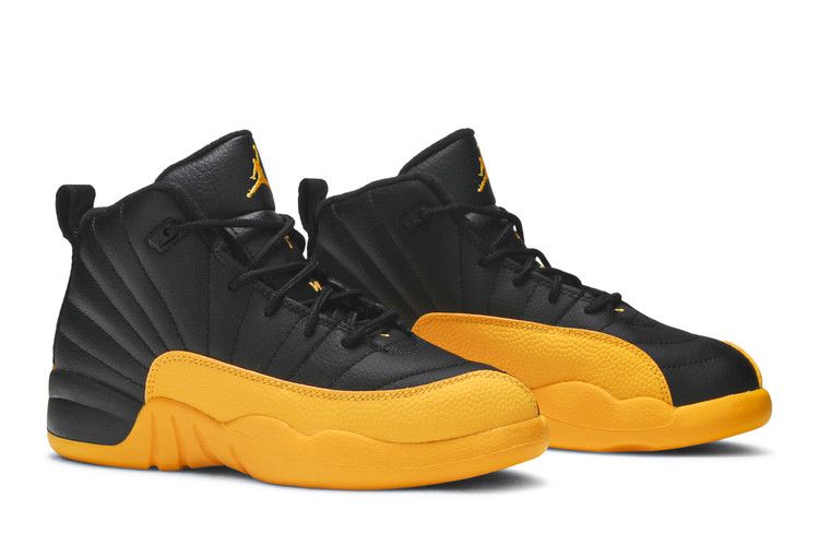 Jordan 12 Retro Black University Gold (PS)