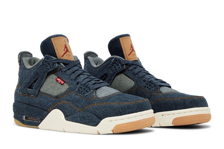 Jordan 4 Retro Levi's Denim (Tag with Levi's Logo)