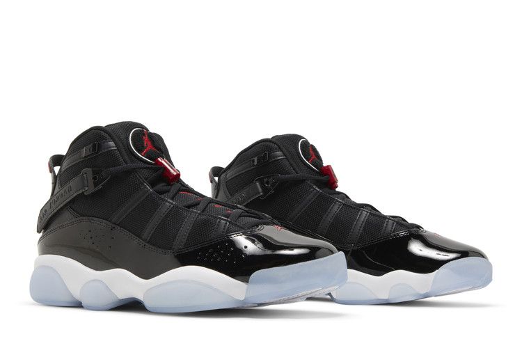 Jordan 6 Rings Black Gym Red