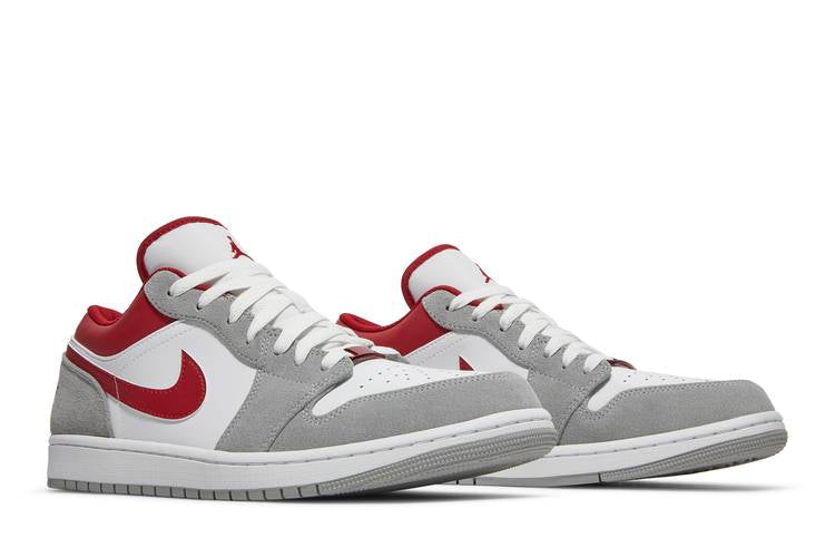 Jordan 1 Low SE Light Smoke Grey Gym Red