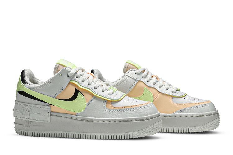 Nike Air Force 1 Low Shadow Summit White Barely Volt Crimson Tint (Women's)