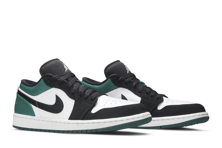 Jordan 1 Low White Black Mystic Green