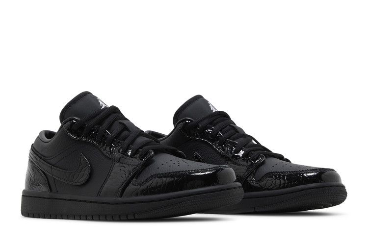 Jordan 1 Low SE Patent Elephant Black (Women's)