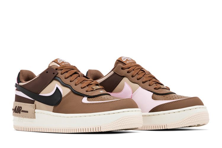 Nike Air Force 1 Low Shadow Light British Tan Pink Foam (Women's)