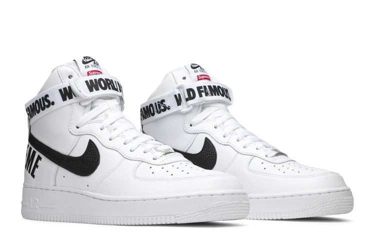 Nike Air Force 1 High Supreme World Famous White