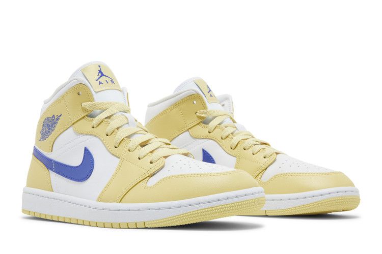 Jordan 1 Mid Lemon Wash Lapis (Women's)