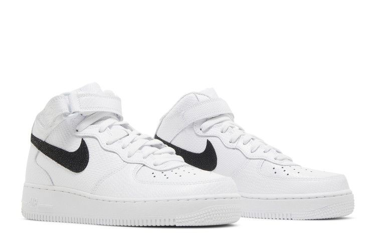 Nike Air Force 1 Mid '07 Snakeskin White Black (Women's)