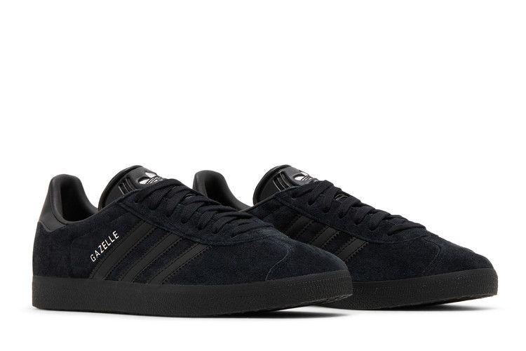 adidas Gazelle All Black Silver Metallic