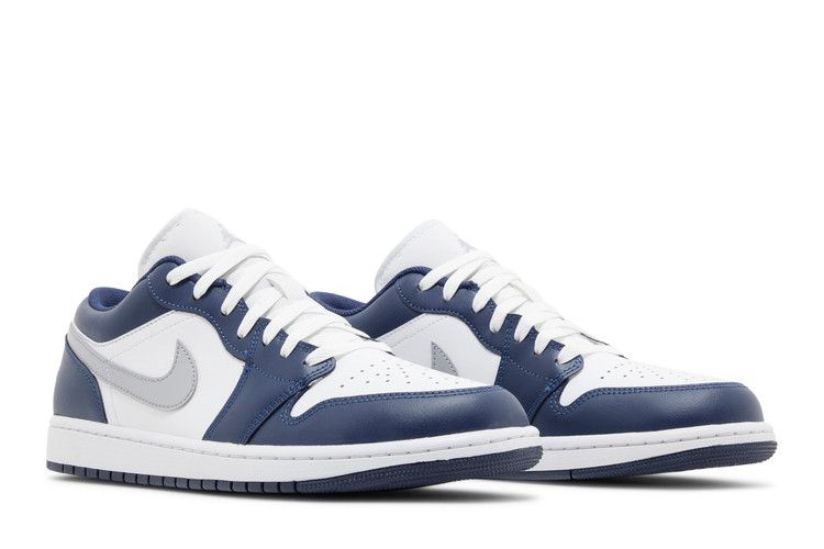 Jordan 1 Low Wolf Grey Midnight Navy