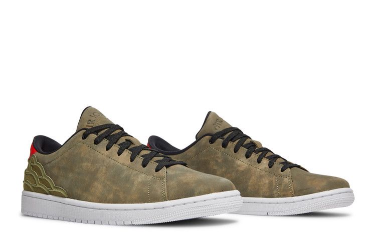 Jordan 1 Centre Court Oil Green