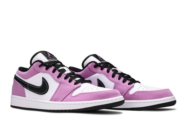 Jordan 1 Low SE Violet Shock White Black