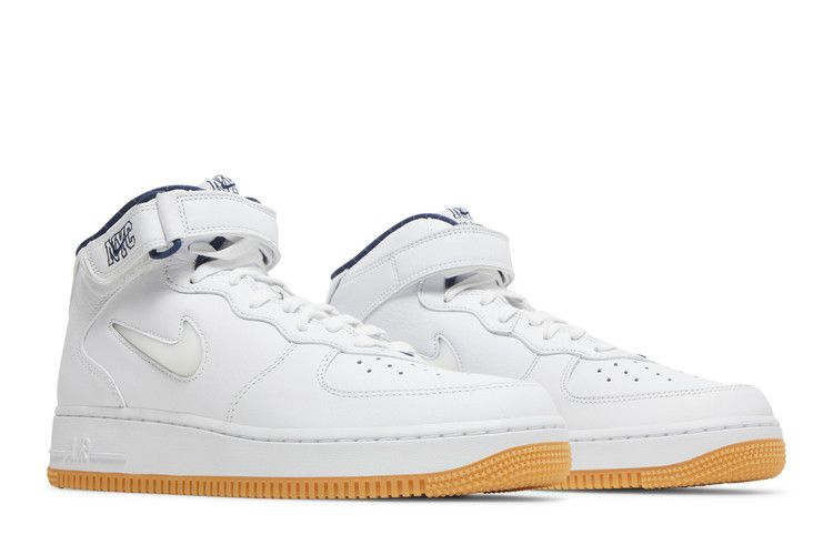 Nike Air Force 1 Mid QS Jewel NYC White Midnight Navy