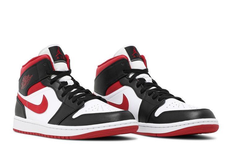Jordan 1 Mid Gym Red Black White