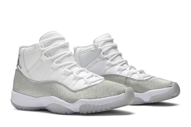 Jordan 11 Retro White Metallic Silver (Women's)