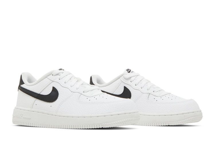 Nike Air Force 1 Low White Black (PS)