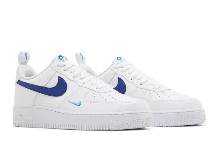 Nike Air Force 1 Low White Light Photo Blue Deep Royal Blue