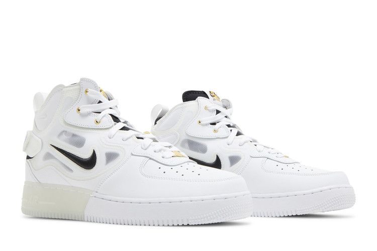 Nike Air Force 1 Mid React 40th Anniversary White Black