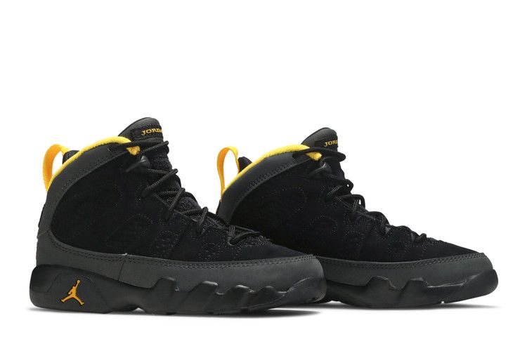 Jordan 9 Retro Dark Charcoal University Gold (PS)