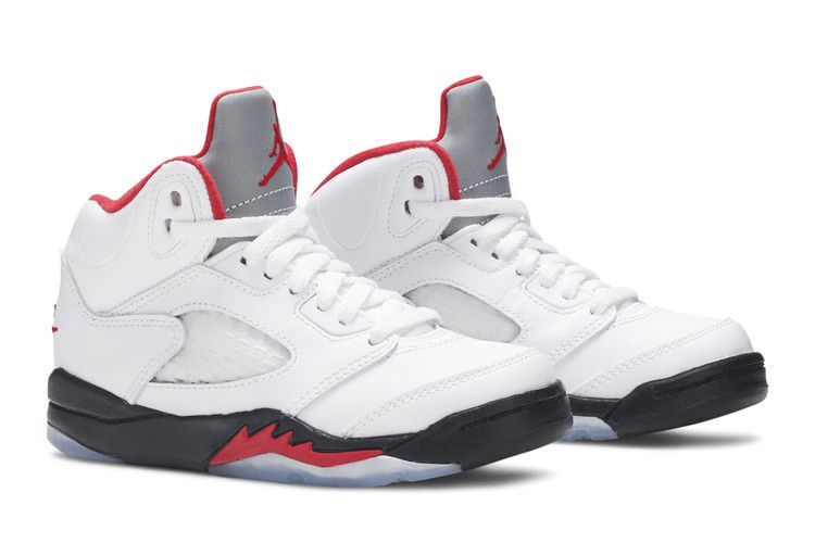 Jordan 5 Retro Fire Red Silver Tongue (2020) (PS)