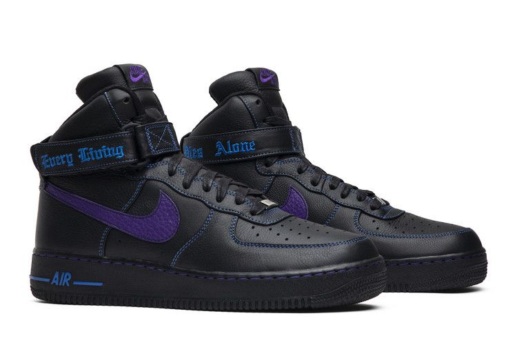 Nike Air Force 1 High x Vlone Black Purple