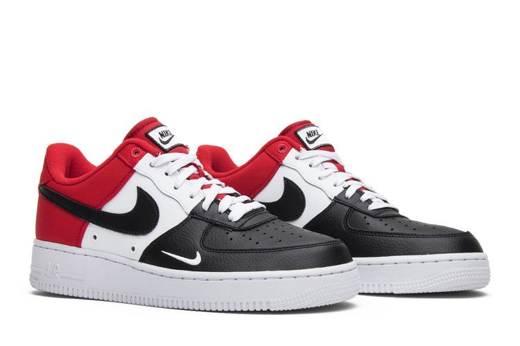 Nike Air Force 1 Low Black Toe (Mini Swoosh)