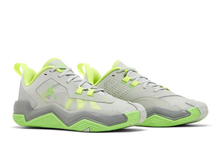 Jordan One Take 4 Light Silver Volt Particle Grey Green Strike