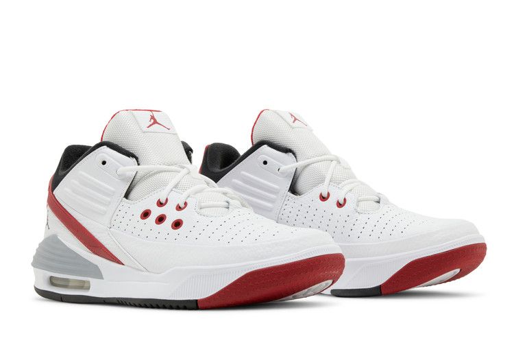 Jordan Max Aura 5 White Varsity Red