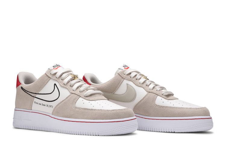 Nike Air Force 1 Low First Use Light Sail Red