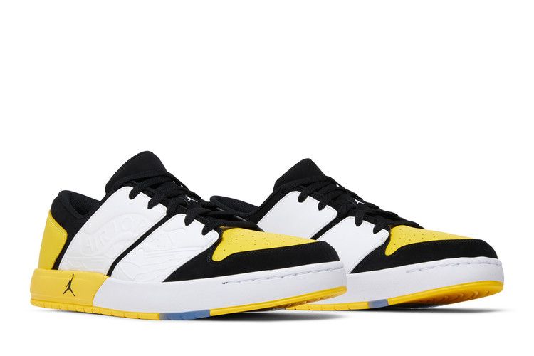 Jordan Nu Retro 1 Low Black Tour Yellow White