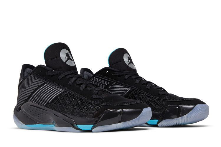 Jordan 38 Low Black Gamma Blue (Translucent Sole)