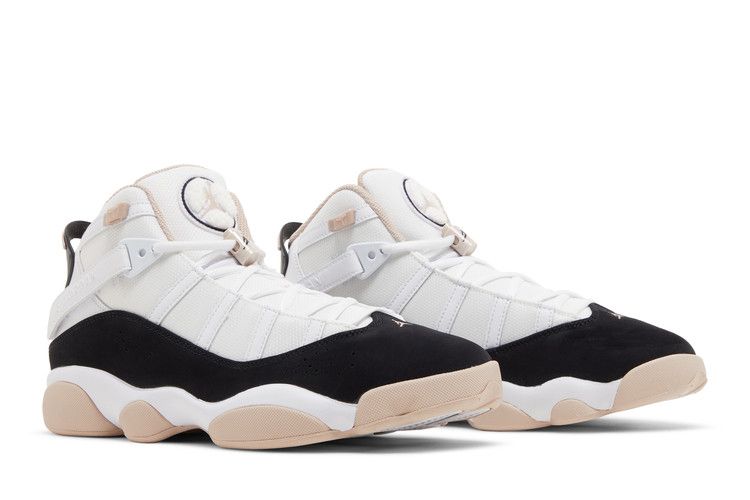 Jordan 6 Rings White Fossil Stone Black