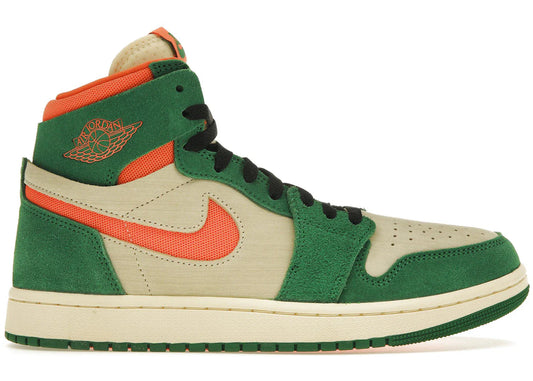 Jordan 1 High Zoom Air CMFT 2 Pine Green Orange Blaze (Women's)