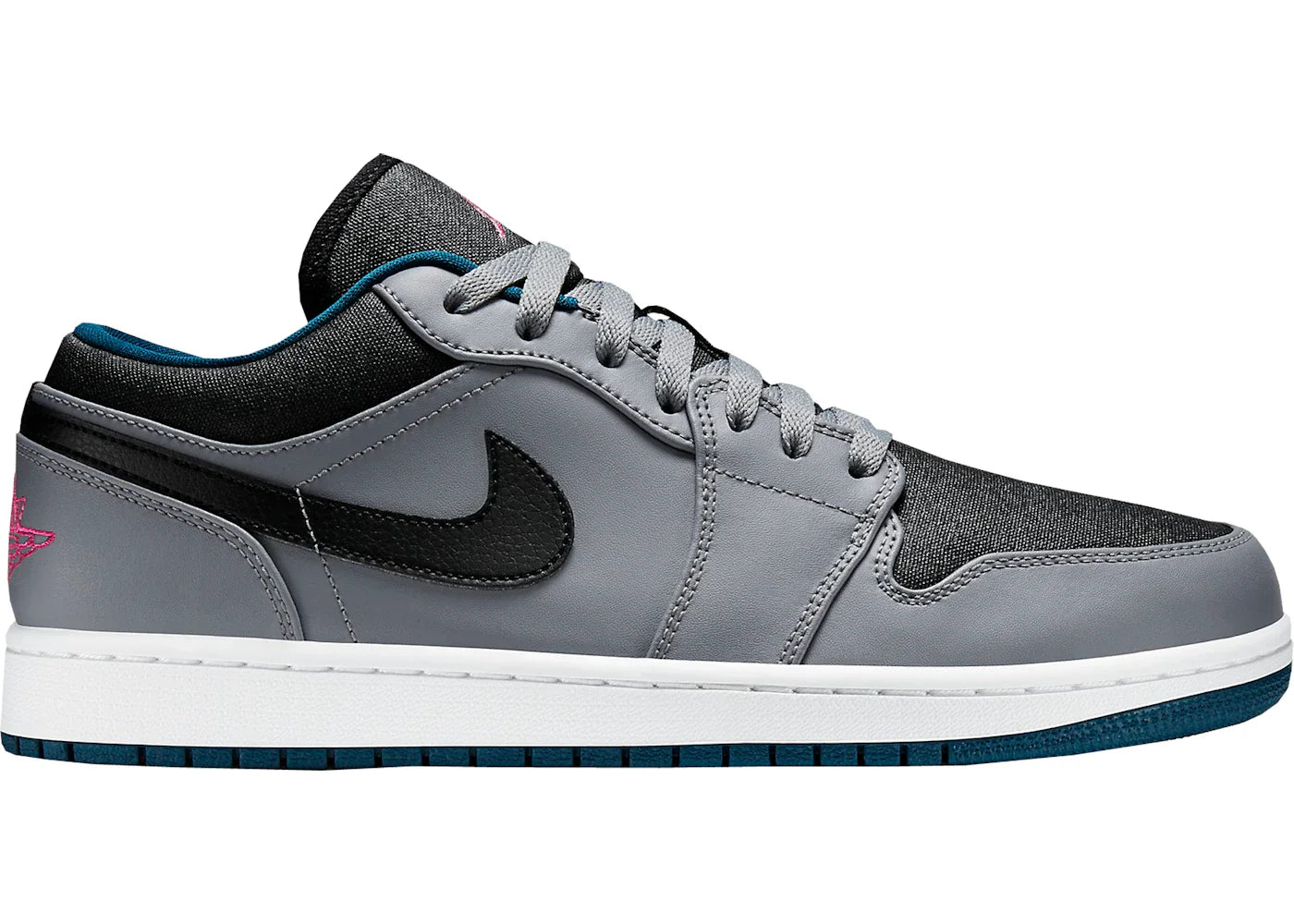 Jordan 1 Low Cool Grey Fusion Pink Space Blue