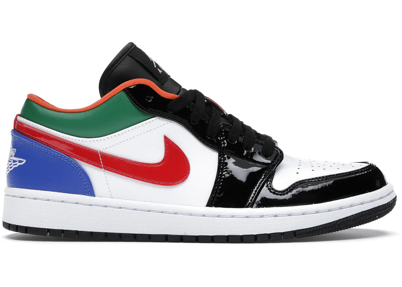 Jordan 1 Low Multi-Color Black Toe (Women's)