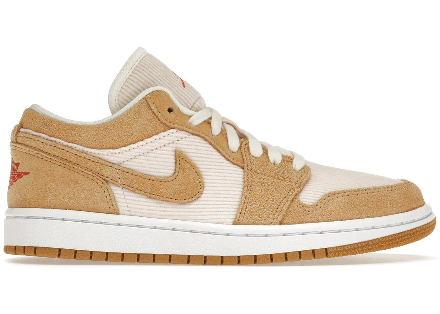 Jordan 1 Low SE Twine Orange Quartz Corduroy (Women's)