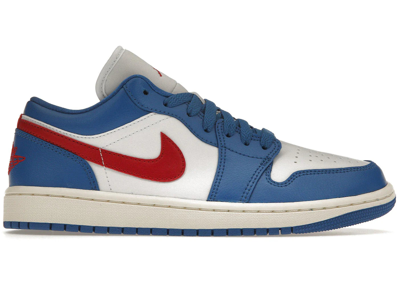 Jordan 1 Low Sport Blue Gym Red (Women's)