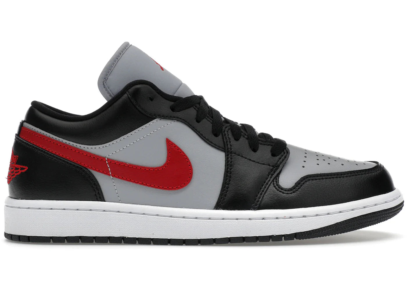 Jordan 1 Low Wolf Grey Gym Red (Women's)