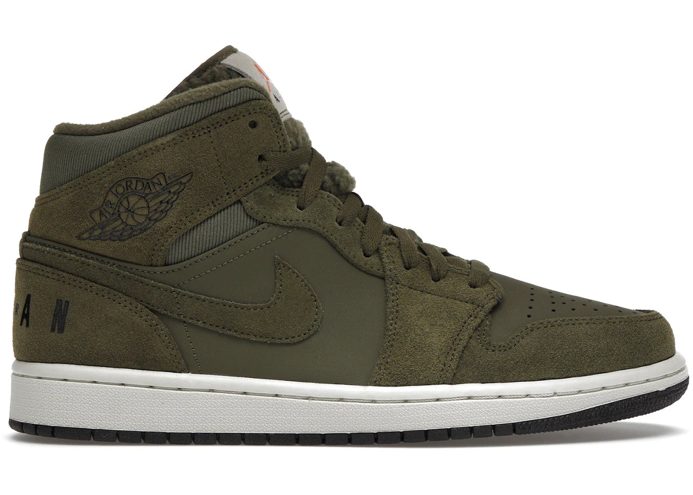 Jordan 1 Mid Olive Canvas (2018)