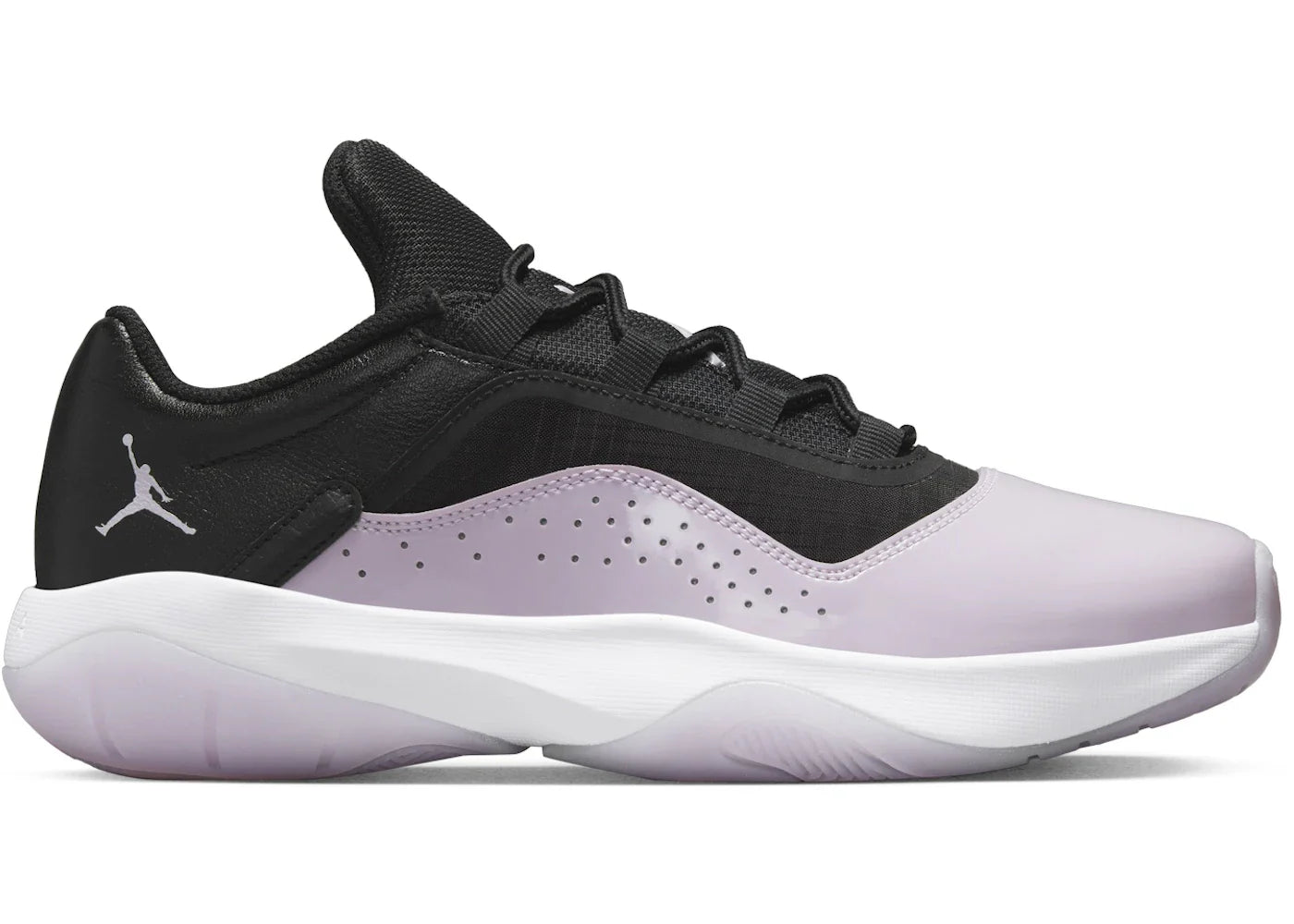 Jordan 11 CMFT Low Black White Iced Lilac (Women's)