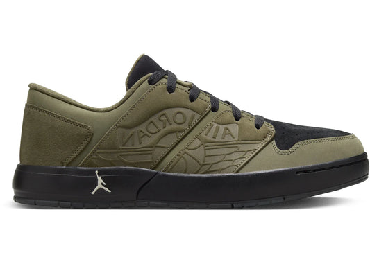 Jordan Nu Retro 1 Low Medium Olive Black